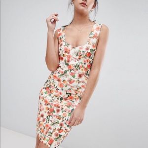Floral midi dress